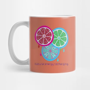 Pastel juicy citrus fruits Mug